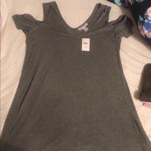 Motherhood maternity off shoulder dress